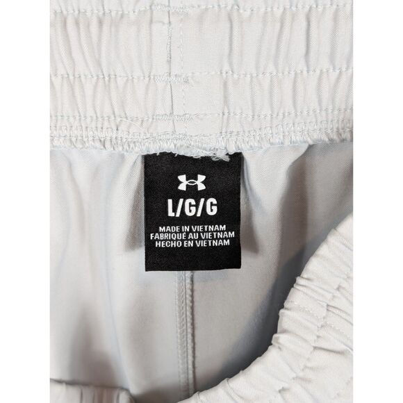 Under Armour Unstoppable Cargo Pants White/Light Gray Men's Size Large - Picture 10 of 10